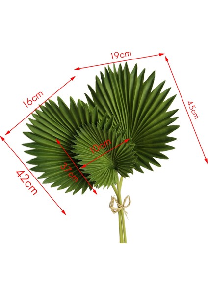 3 Adet Yapay Palmiye Demet Yeşil Plastik Bitkiler Simülasyon Yaprakları Çiçek Aranjman Ev Dekorasyon (Yurt Dışından) fiyatları
