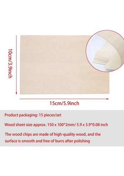 20 Paket Bitmemiş Ahşap Çarşaflar Yapıştırılmış Lamine Ahşap Ince Ahşap Tahta Ev Uçakları Için Gemi Teknesi ve El Sanatları Dıy Süslemeleri (Yurt Dışından) fiyatları