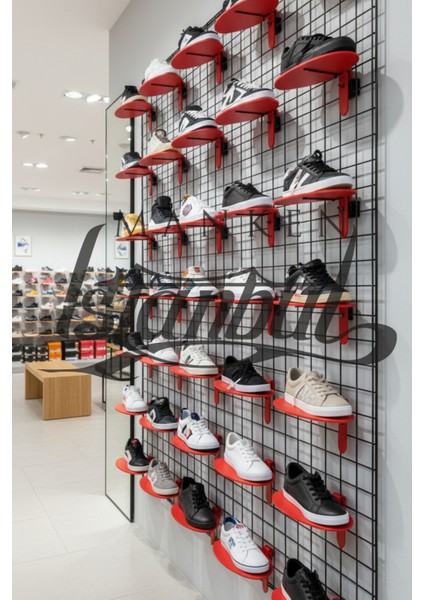 10 Adet Tel Panoya Geçme Plastik Ayakkabı Standı Ayakkabı Standı Ayakkabı Rafı fırsatları