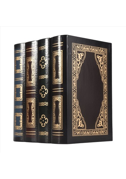 Avrupa Retro Depolama Kutusu Kitap Şekil Depolama Kutusu Kitap Ahşap Mücevher Kutusu Dekorasyon Gizli Ürün Saklama Kutusu (Yurt Dışından) fırsatları