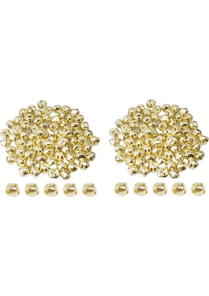 200 Adet Jingle Çan 15MM Metal Jingle Çan Mini Zanaat Çan Boncuklar Diy Altın (Yurt Dışından)