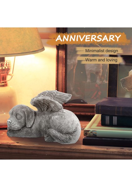 Köpek Angel Pet Memorial Mezar Taşları Işaretli Oyma Heykel Reçine Taş Kaplama (Yurt Dışından) fırsatları