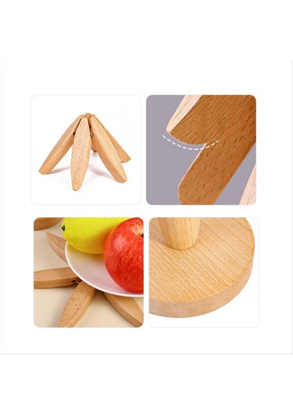 Hot Tenceresi Stand Anti Haşlama Paspasları Ahşap Masa Paspasları Sıcak Yemekler Ağaç Şekli Trivet Set Paspas Çaydanlık Termal Yalıtım Pedleri (Yurt Dışından)