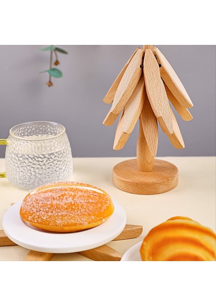 Hot Tenceresi Stand Anti Haşlama Paspasları Ahşap Masa Paspasları Sıcak Yemekler Ağaç Şekli Trivet Set Paspas Çaydanlık Termal Yalıtım Pedleri (Yurt Dışından) fırsatları