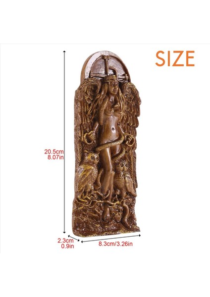 2x Eski Wiccan Tanrıça Heykeli Sunak Heykel Yunan Tanrıça Heykel Mitolojisi Ana Dünya Gaia Pagan Için Figürinler (Yurt Dışından) indirimleri