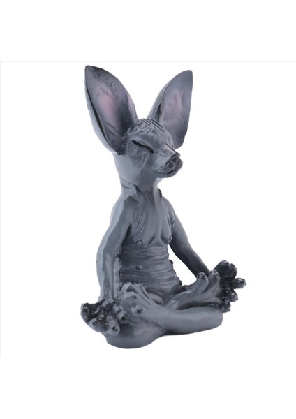 Sfenks Cat Meditat Düşünme Kedi Heykeli Meditasyon Düşünen Kedi Sfinx Tüysüz Kedi Meditasyonu Koleksiyon Dekoru (Yurt Dışından) modelleri