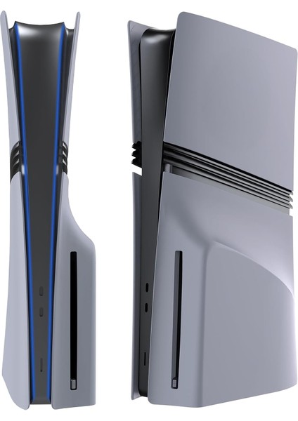 Ps5 Pro Faceplate Kapak Seti – Disc CD & Digital Edition Uyumlu Ön/arka Kasa Değişim Cover Case Gri