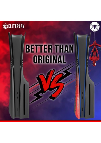 Ps5 Pro Faceplate Kapak Seti – Disc CD & Digital Edition Uyumlu Ön/arka Kasa Değişim Cover Case Spider fırsatları