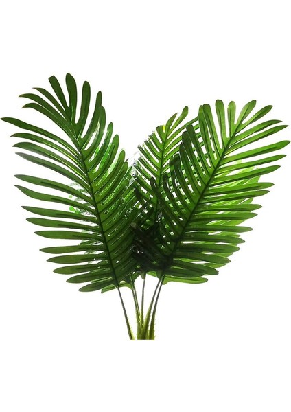 5 Paket Yapay Palmiye Bitkileri Yapılır Kaplumbağa Yaprakı Tropikal Palmiye Ağacı Yapraklar Yapay Yapay Bitkiler (Yurt Dışından)