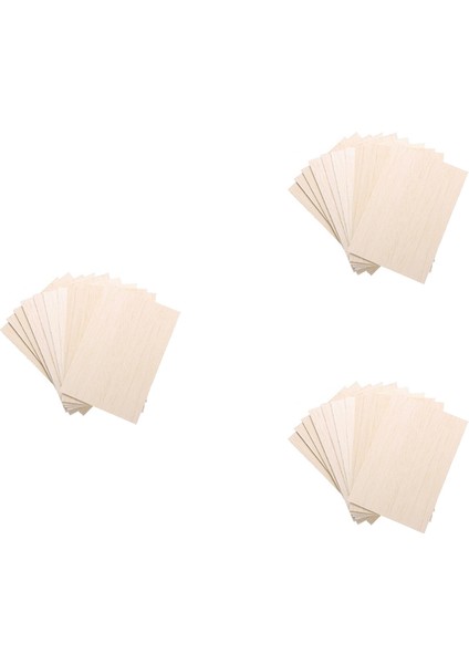 30 Paket Bitmemiş Ahşap Çarşaflar Yapıştırılmış Lamine Ahşap Ince Ahşap Tahta Ev Uçakları Gemisi Teknesi ve El Sanatları Dıy Süslemeleri (Yurt Dışından)