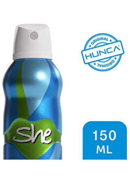 Kadın Deodorant Sprey 24 Saat Uzun Süreli Koruma 150 ml Paraben ve Alüminyum İçermez fırsatları