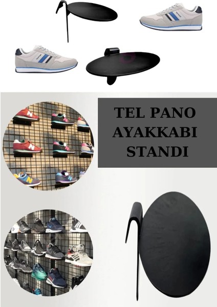 20 Adet Tel Panoya Geçme Plastik Ayakkabı Standı Ayakkabı Standı Ayakkabı Rafı