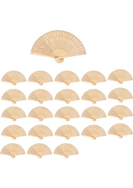Ahşap El Fan Elde Çantaları ile Katlanır Fan Düğün Favors (48 Paket) (Yurt Dışından) fiyatları
