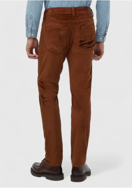 Deve Tüyü Fitilli Dokuma Slim Fit Kadife Casual Pamuk Karışımlı Pantolon