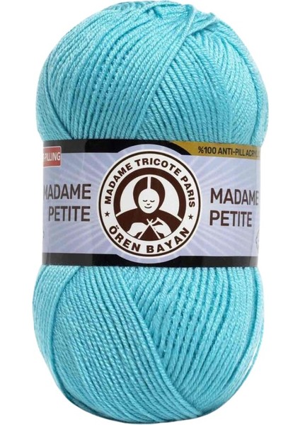Ören Bayan Madame Petite Örgü İpi - Turkuaz - 1 Adet - ( Renk Kodu: 137 ) fiyatları