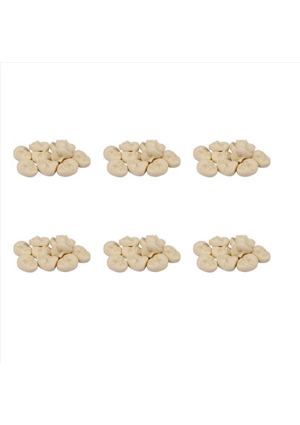 60PCS Mini Maskeler Reçine Maskesi Düz Cabochon Bej Kız Yüz Düz Scrapbooking Diy Saç Yay Merkezi El Sanatları Yapım (Yurt Dışından) fırsatları