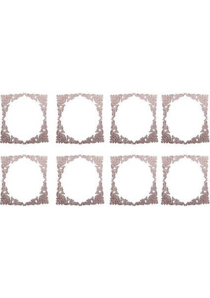 32PCS Lastik Ahşap Meşe Oyma Köşe Onlay Aplike Mobilya Ev Kapı Dekor Diy (Yurt Dışından)