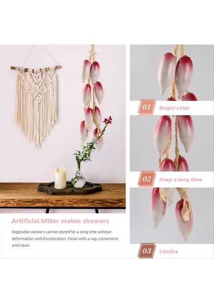 2pcs Yapay Simülasyon Yemek Sebzeleri Fotoğraf Dekorasyon Odası Evi Noel Duvar Dekor Stili B (Yurt Dışından) fiyatları