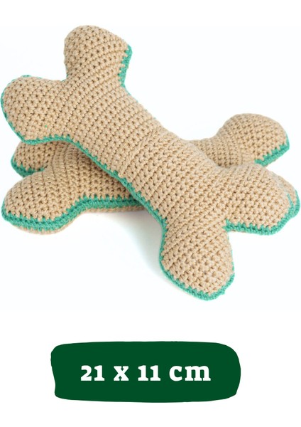 Örgü Kemik ve Top Pamuklu ve Doğa Dostu Köpek Oyuncağı Seti modelleri