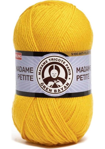 Ören Bayan Madame Petite Örgü İpi - Sarı - 1 Adet - ( Renk Kodu : 029 ) fiyatları