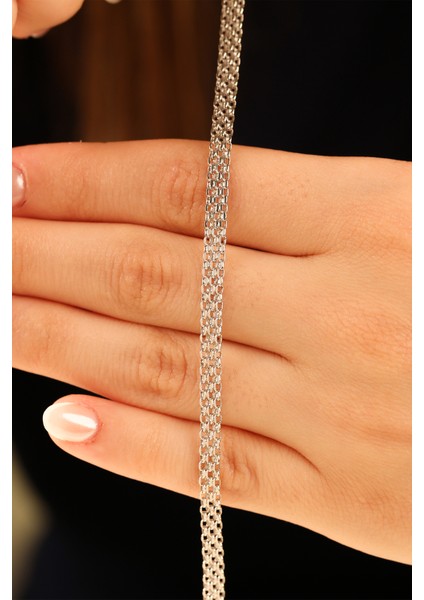 14 Ayar Bismarck Altın Bileklik 14BLK0012 modelleri