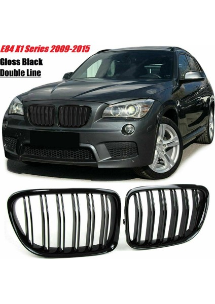 4x Parlak Siyah Ön Tampon Çift Çabuk Ön Böbrek Grill Grille For-Bmw X1 Serisi E84 Sdrıve Xdrıve 2009-2015 (Yurt Dışından) fiyatları
