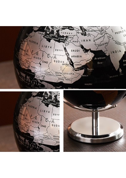 Dünya Globe Takımyıldız Haritası Globe Home Masa Masası Süsleri Ofisi Ev Dekorasyon Aksesuarları (Siyah) (Yurt Dışından) fırsatları