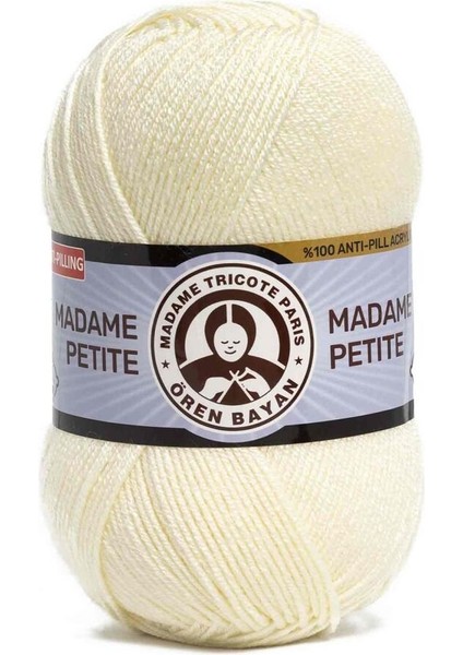 Ören Bayan Madame Petite Örgü İpi - Krem - 1 Adet - ( Renk Kodu: 005 ) fiyatları