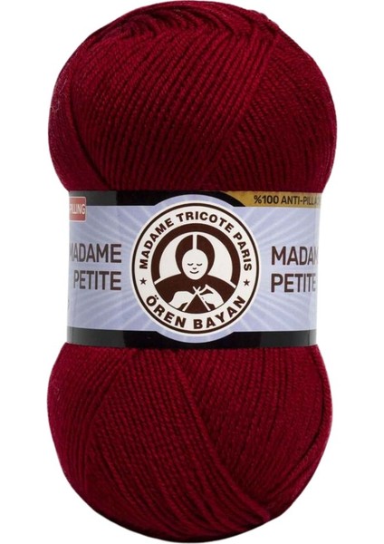 Ören Bayan Madame Petite Örgü İpi - Kızıl - 1 Adet - ( Renk Kodu: 136 ) fiyatları