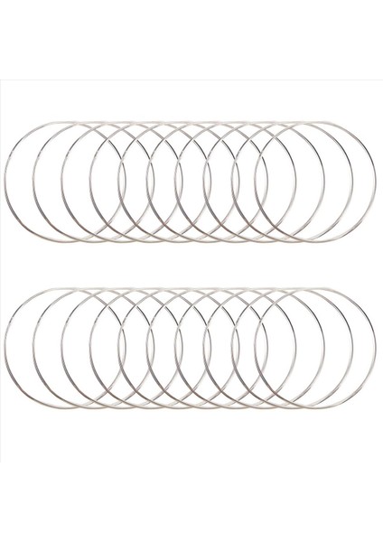 12 Pcs 4 Inç Gümüş Metal Yüzük Çemberler Makrome Halkası Rüya Catchers Makrame ve Dıy El Sanatları Için (Yurt Dışından) fiyatları