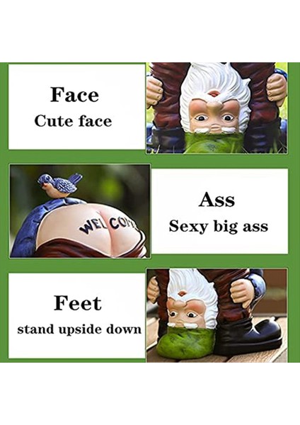 Cadılar Bayramı Gnome Heykeli - Reçine Komik Hoş Geldiniz Açık Hatta Yard Sanat Dekorasyonu Kış Noel Leri (Yurt Dışından) fırsatları