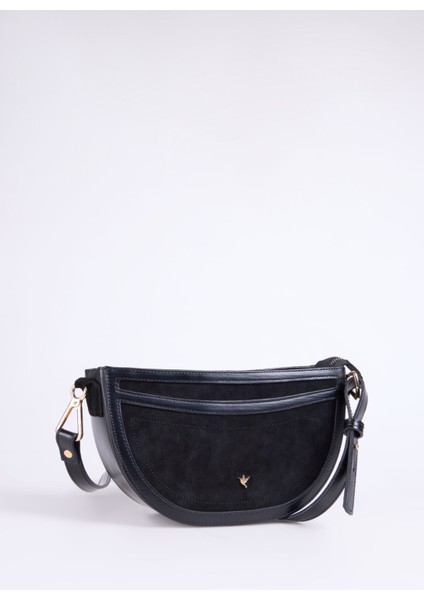 Süet Siyah Kadın Çapraz Çanta Hera-Gander fiyatları