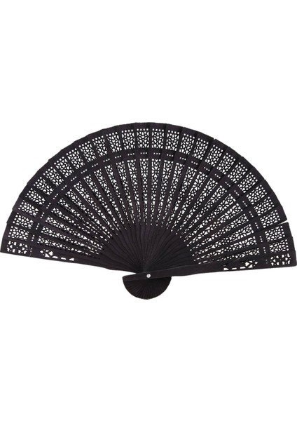 2pcs 8 Inç Çin Japon Katlanır Fan Orijinal Ahşap El Bambu Cep Fan-Black (Yurt Dışından) indirimleri