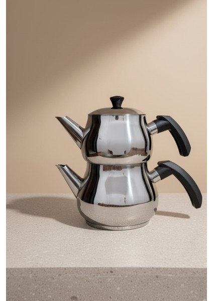 Antonio Midi Boy Siyah Çaydanlık Takımı fırsatları