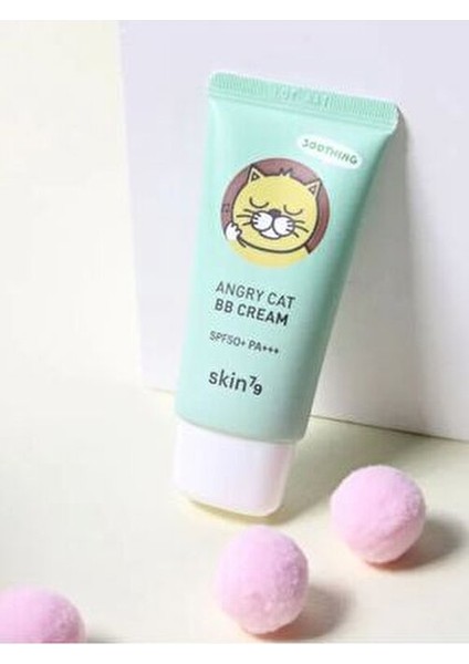 Angry Cat BB Krem Nemlendirici Ton Eşitleyici Hassas Ciltler İçin 30 ml SPF 50+