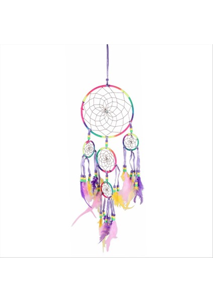 El Yapımı Rüya Yakalayıcı Geleneksel Dreamcatcher Duvar Asılı Dekorasyon Renkli Tüy (Yurt Dışından) modelleri
