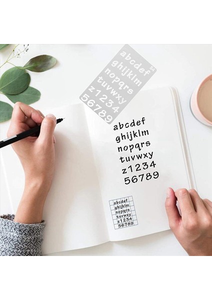 36 Pcs Alfabe Şablonları Yeniden Kullanılabilir Harf Boyama Şablonları Plastik Dıy Çizim Püskürtme Ölçek Şablonları (Yurt Dışından) modelleri