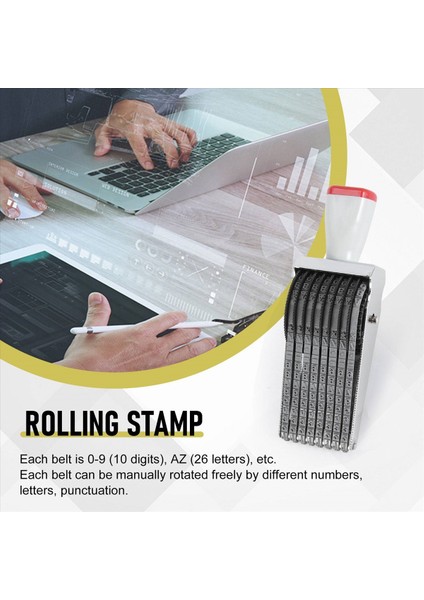 8 Haneli Alfabe Ingilizce Mektup Numarası Haddeleme Kauçuk Damgalı Kabartma Diy Scrapbooking Roller Okul Ev Dekor (Yurt Dışından) fırsatları