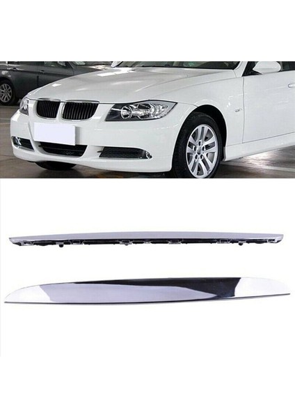 4pcs Krom Abs Ön Tampon Böbrek Izgara Kapak Kapağı Trim 51137117242 Bmw 3 Serisi E90 E91 2006-2008 (Yurt Dışından) fırsatları