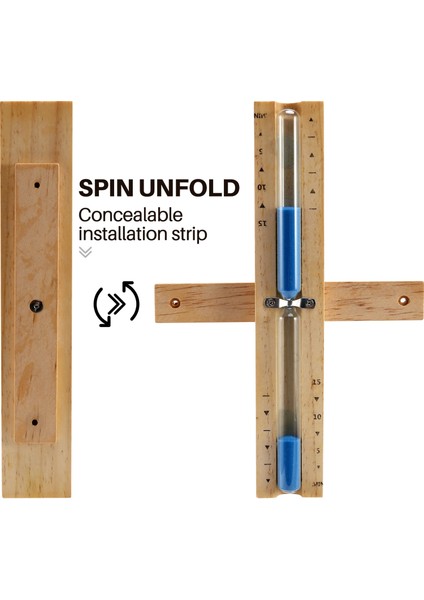 15 Dakikalık Zamanlayıcı Sauna Kum Saati Duvar Döndürücü Kum Zamanlayıcı Geri Sayım Saati 15 Dakika (Mavi) (Yurt Dışından) indirimleri