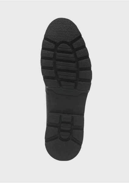 Siyah Deri Casual Ayakkabı