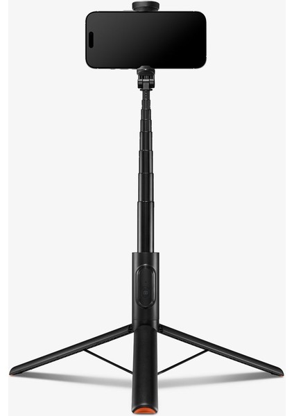 Kablosuz Bluetooth Selfie Çubuğu Uzaktan Kumandalı Tripod / 1.4 Metre Kadar Uzatılabilir Kolay Taşınabilir S541W Black - AMP09336