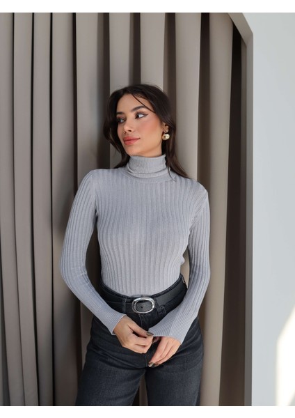 Fitilli Balıkçı Yaka Kazak