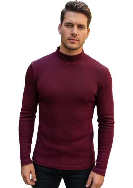 Erkek Yarım Balıkcı Uzun Kol Normal Beden Sweatshırt fiyatları