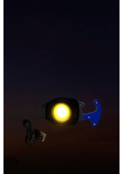 Şarjlı Anahtarlık Işıklı