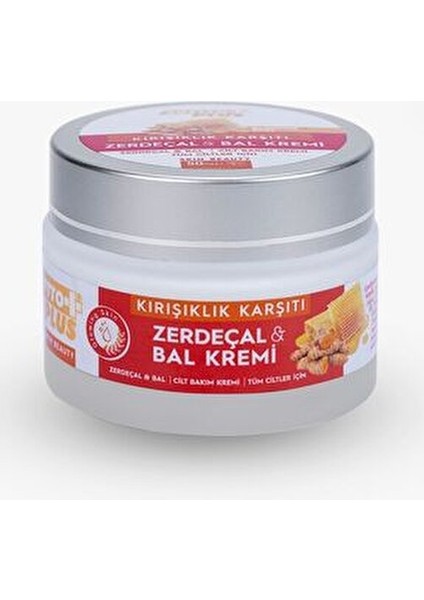 Zerdeçal & Bal Kremi Kırışıklık Karşıtı Etki Tüm Cilt Tipleri İçin 100 ml