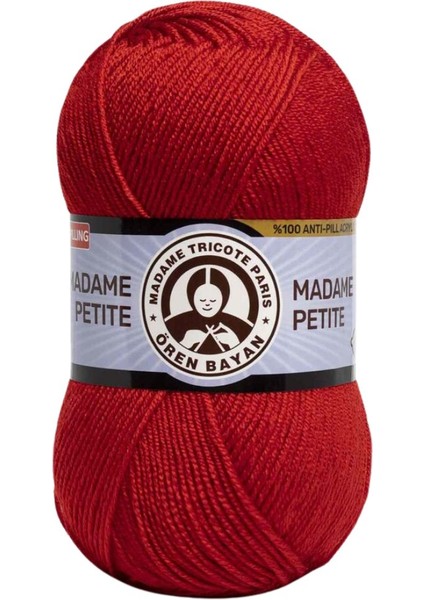 Ören Bayan Madame Petite Örgü İpi - Kırmızı - 1 Adet - ( Renk Kodu: 134 ) fiyatları