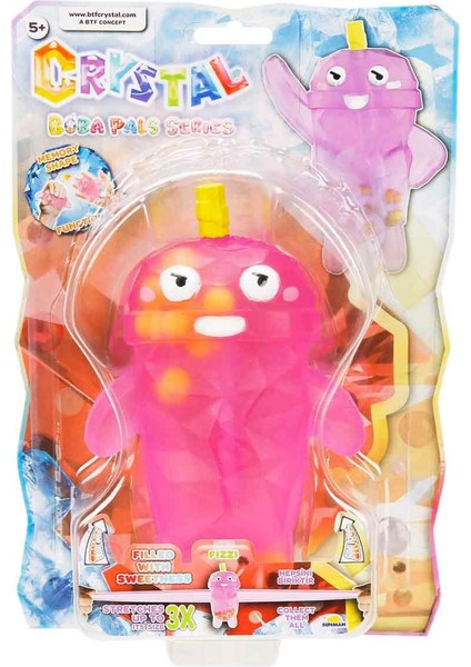 Crystal Bubble Tea Boba Pals Serisi Stretch Figür - Fizzi modelleri