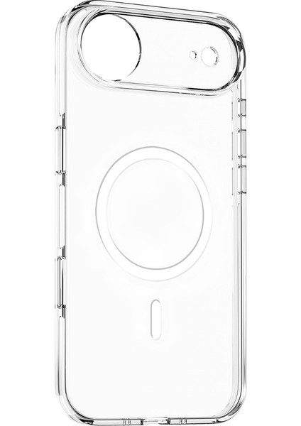 iPhone 17 Air Kılıf M-Safe Şarj Özellikli Kamera Korumalı Maks Kripto Kapak - Şeffaf modelleri