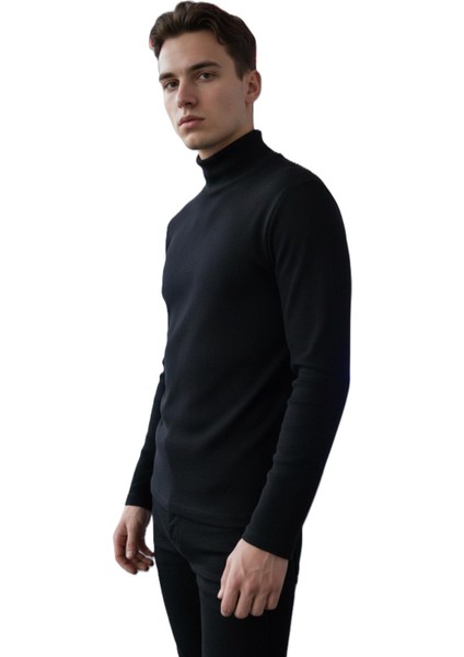 Erkek Yarım Balıkcı Uzun Kol Normal Beden Sweatshırt fiyatları